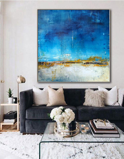 Original Blue Sky Abstract Painting #ABSS09