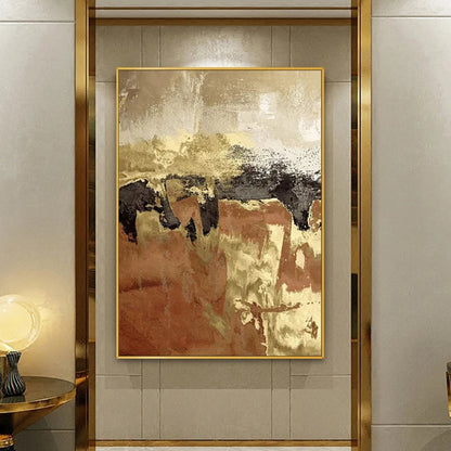 Modern Light Luxury Gold Decorative Painting