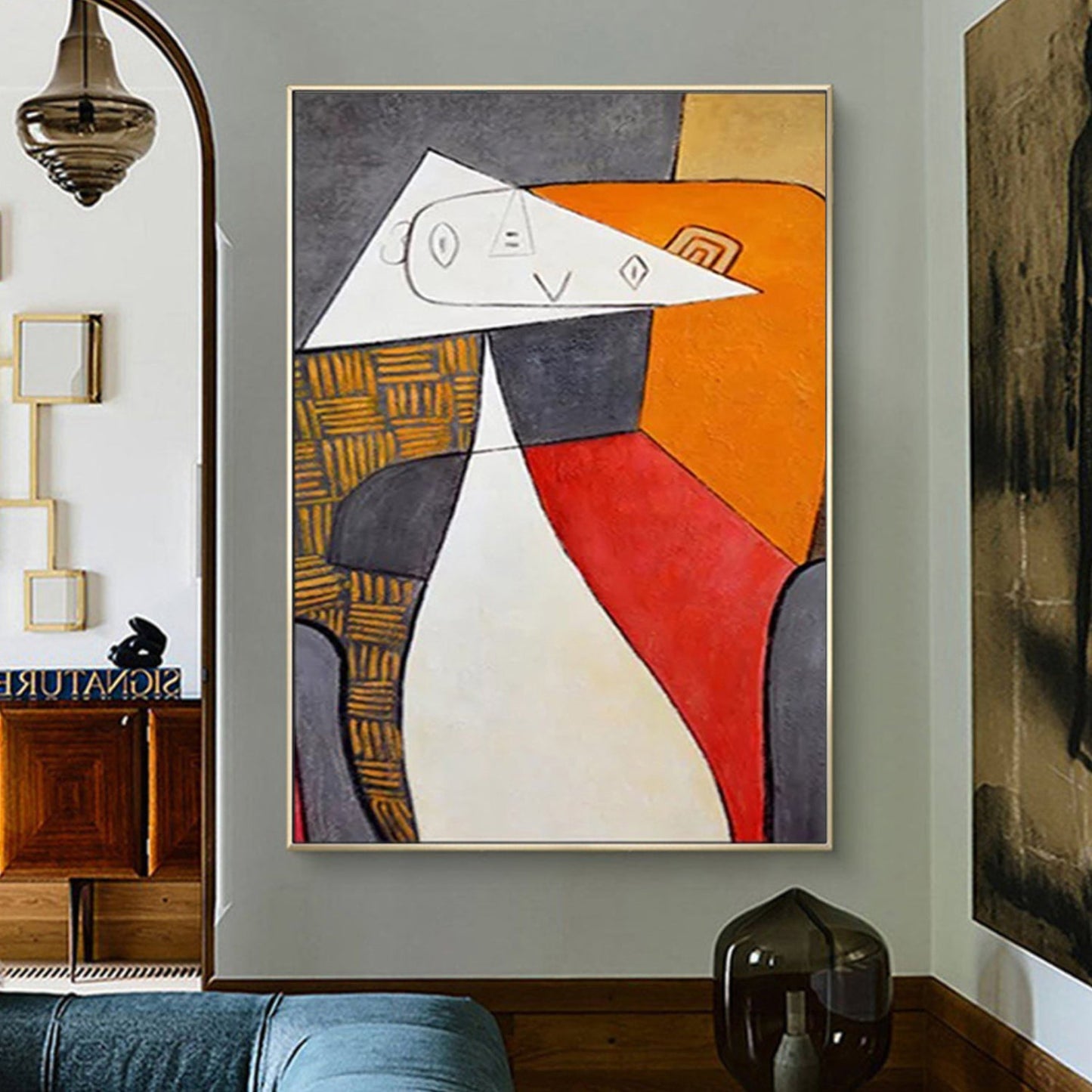 Cubist Reverie - Abstract Multicolour Modern Painting