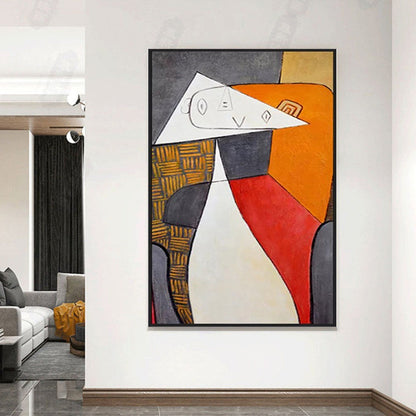 Cubist Reverie - Abstract Multicolour Modern Painting