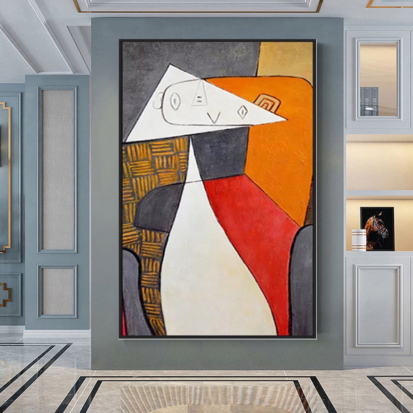 Cubist Reverie - Abstract Multicolour Modern Painting