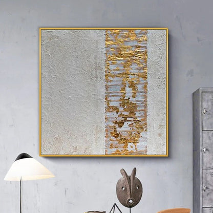 Nordic Style Minimalist Heavy Textured Painting