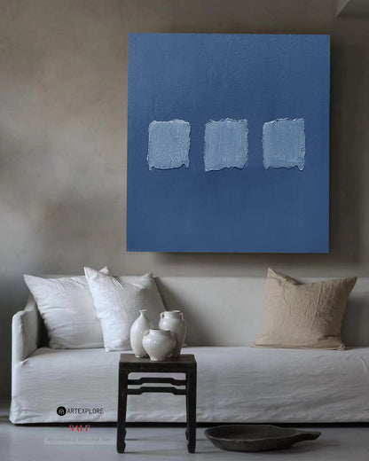 Blue Minimalist Painting #ABAS119