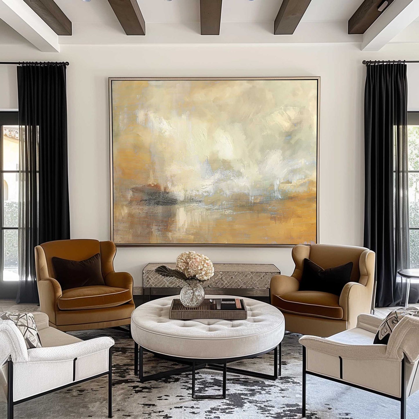 Seascape Abstract Painting #ABSH22