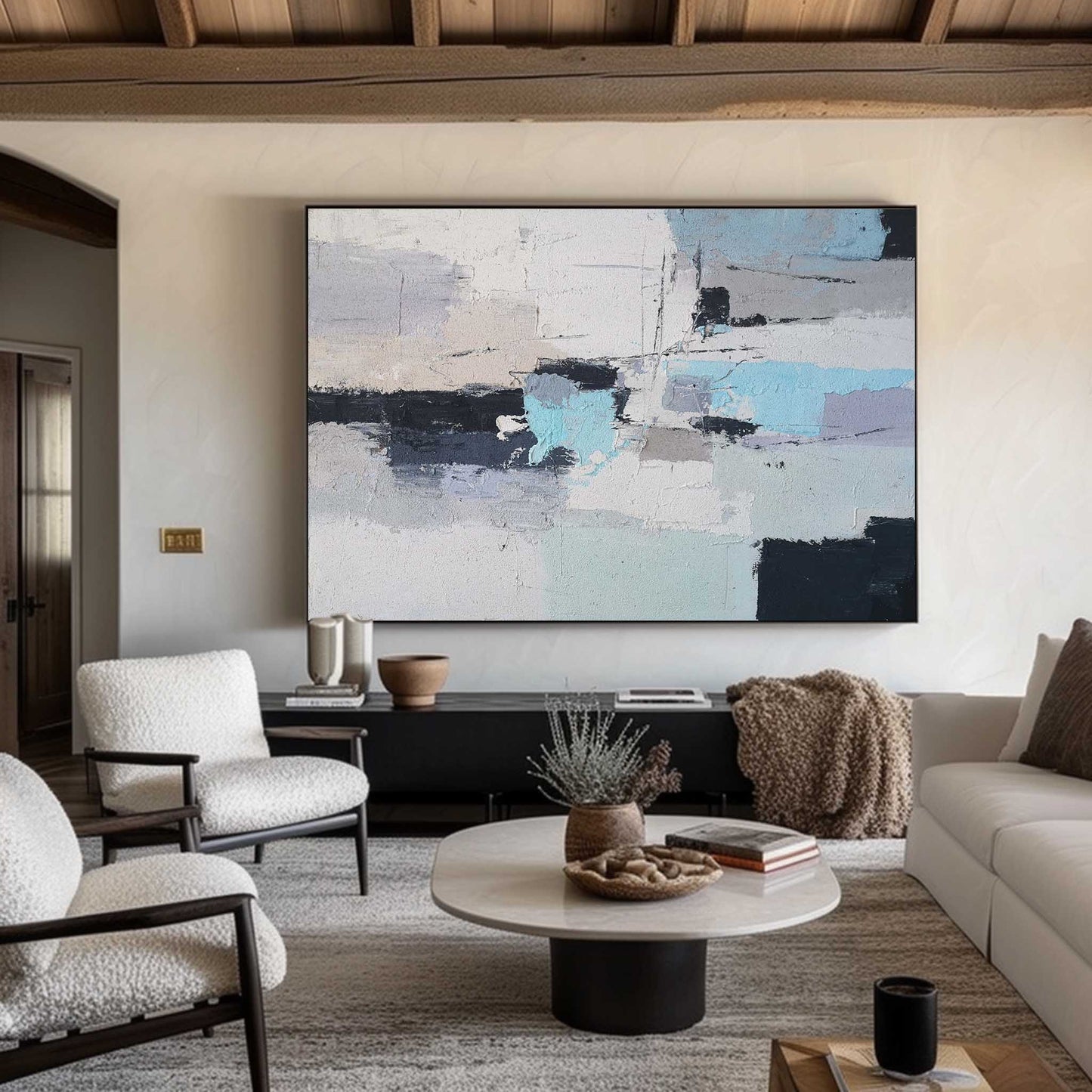 Abstract Beach Painting #ABSH36