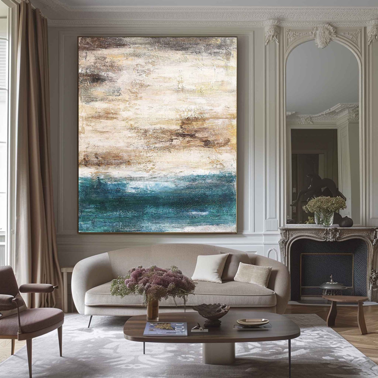 Abstract Beach Painting #ABSV15