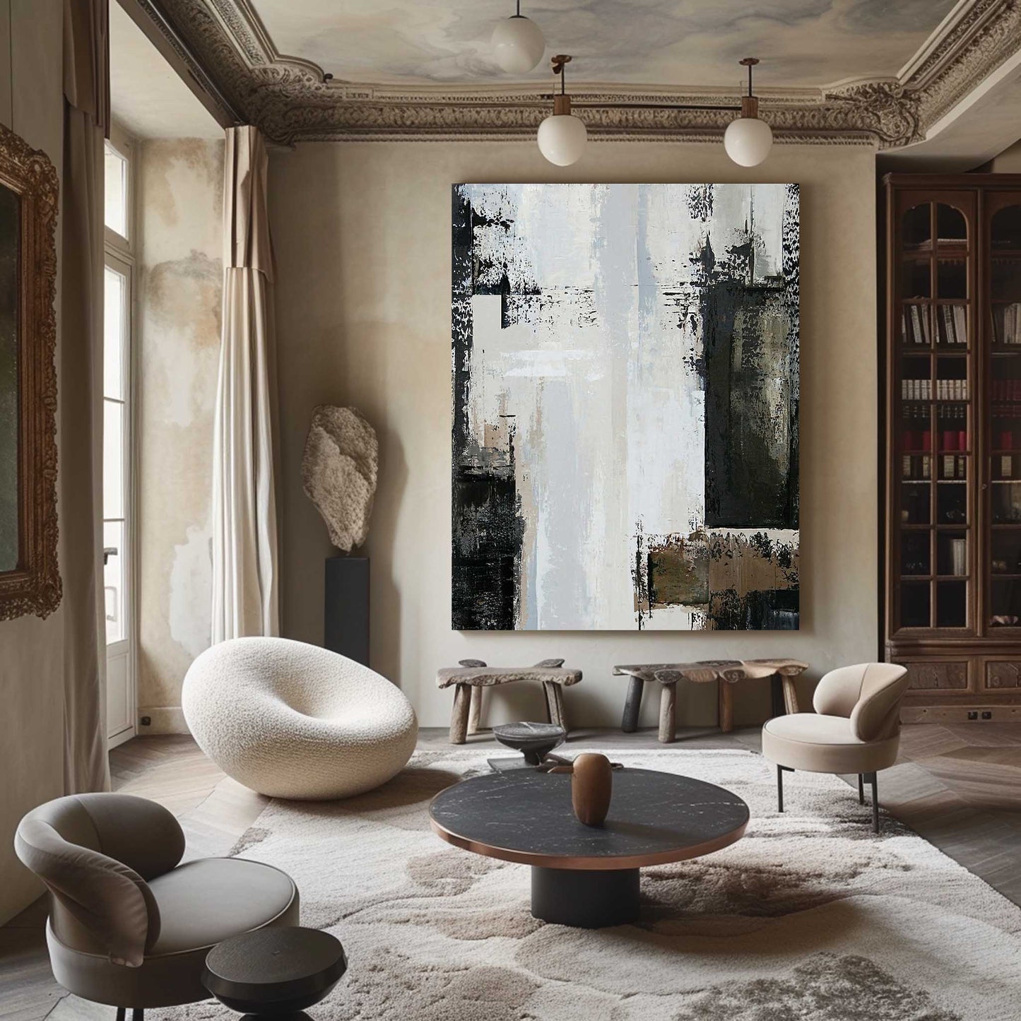 Abstract Minimalist Architecture Art #URV01