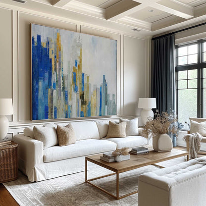 Urban Skyline Abstract Art #URH02