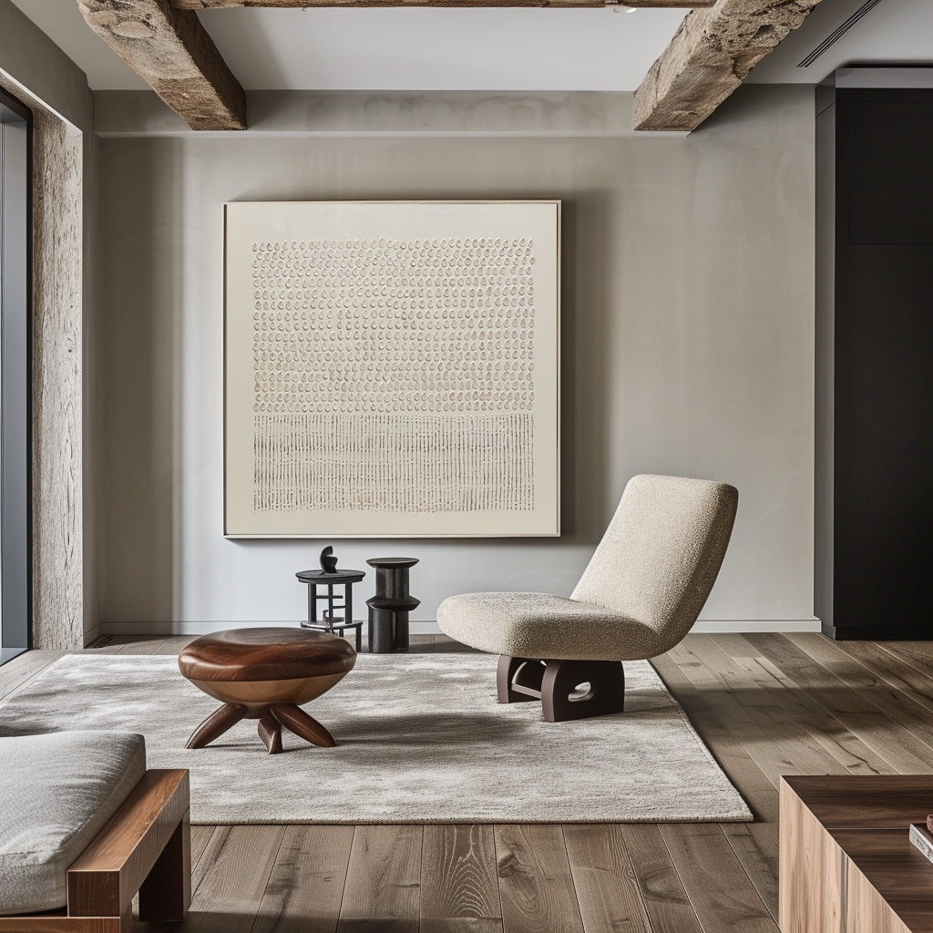 Wabi-sabi Minimalist Painting #ABAS195