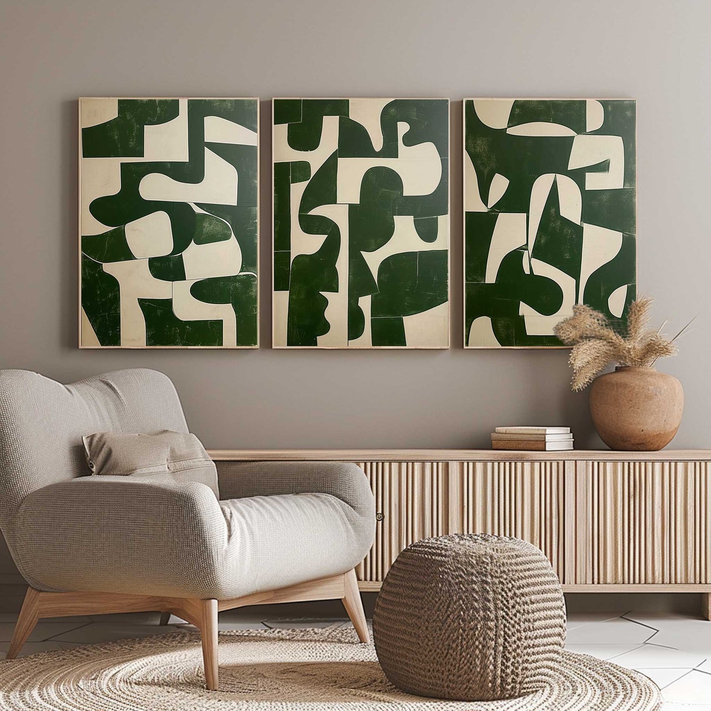 Abstract Painting Set of 3 #SP152