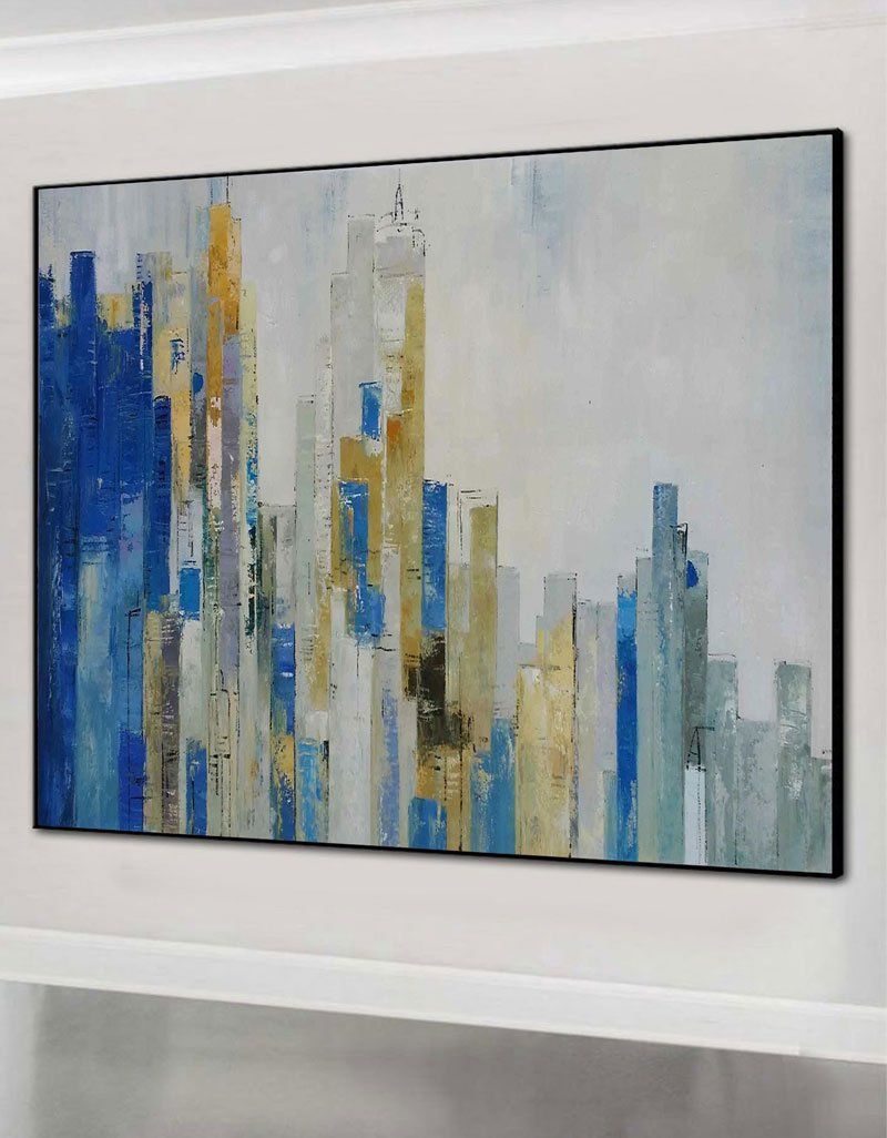 Urban Skyline Abstract Art #URH02