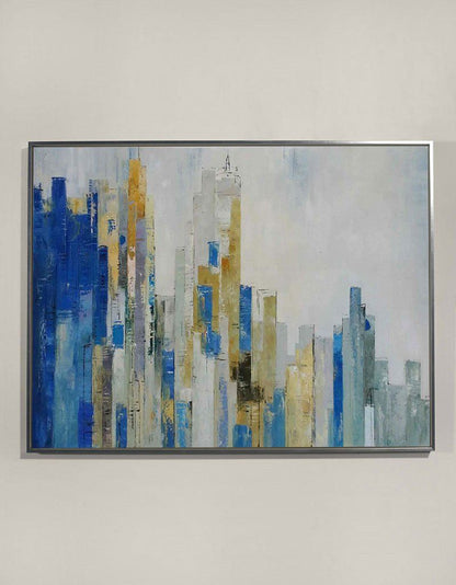 Urban Skyline Abstract Art #URH02