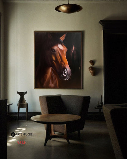 Brown Horse Painting #ANH58