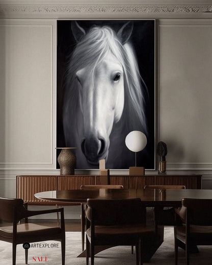 White Horse Painting #ANH56