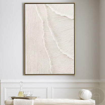 3D White Abstract Painting #ABAV360