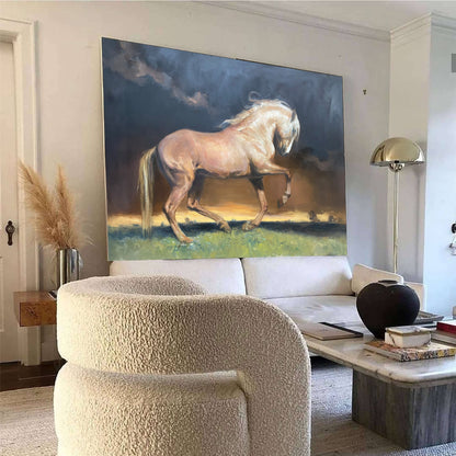 Running Horse Painting 54'' X 72'' #IS69