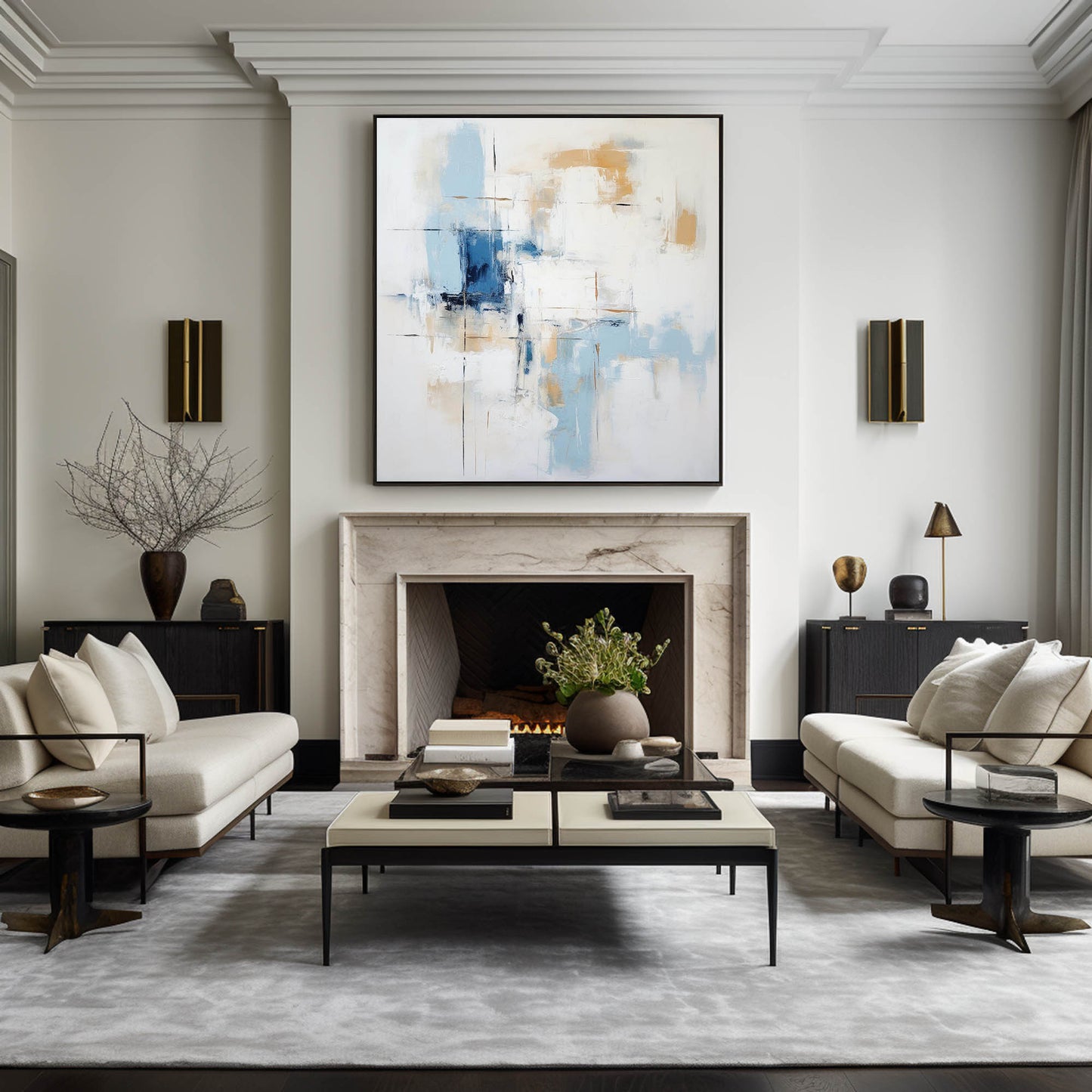 Modern Abstract Painting #ABAS159