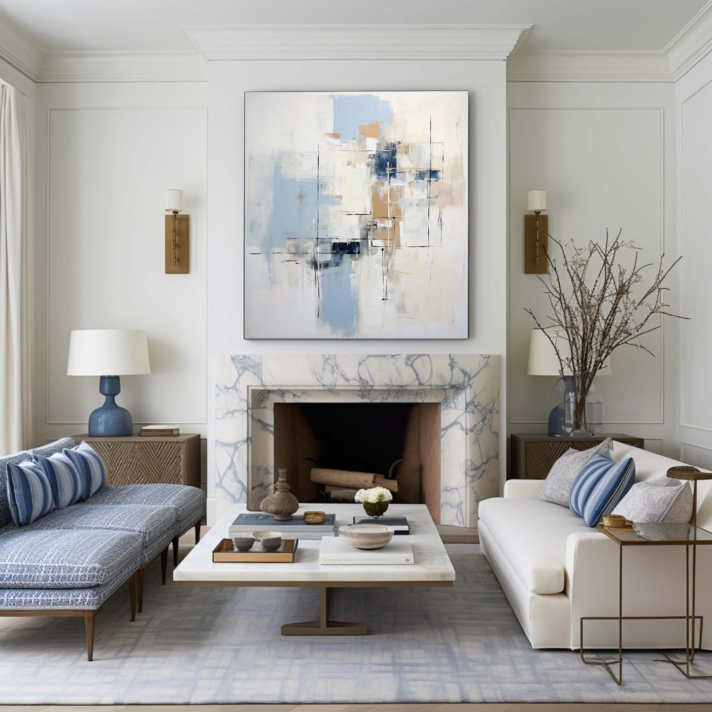 Modern Abstract Painting #ABAS158