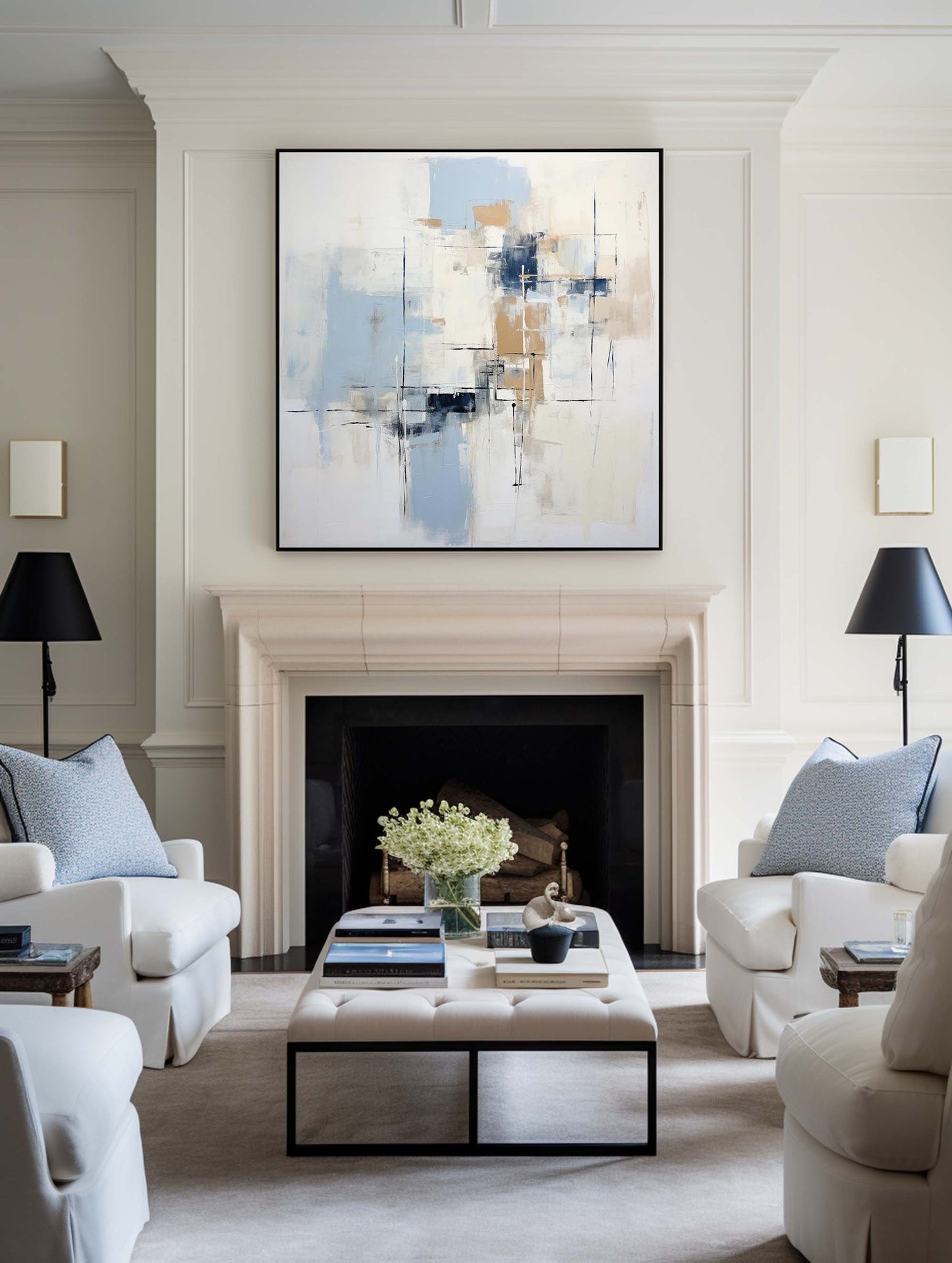 Modern Abstract Painting #ABAS158