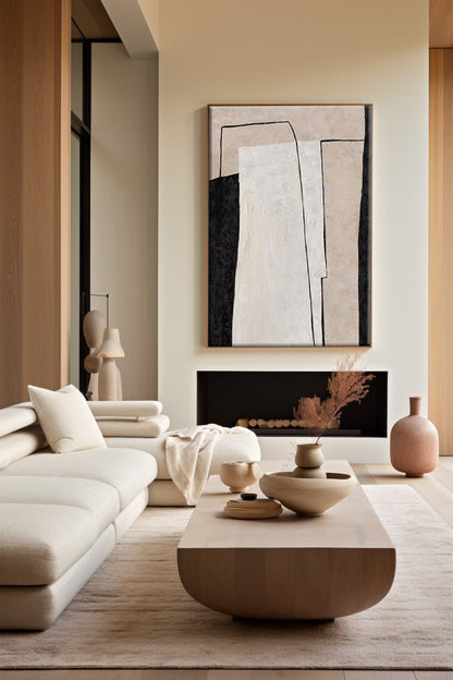 Extra Large Minimalist Painting #ABAV34