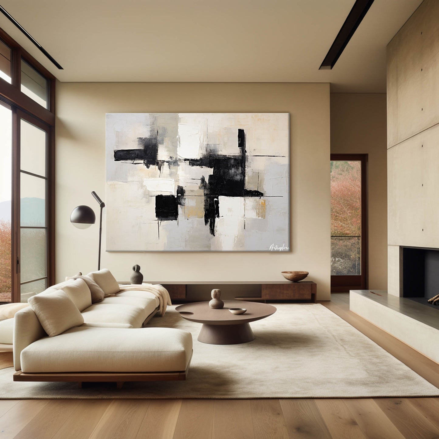 Modern Abstract Painting #ABAH138