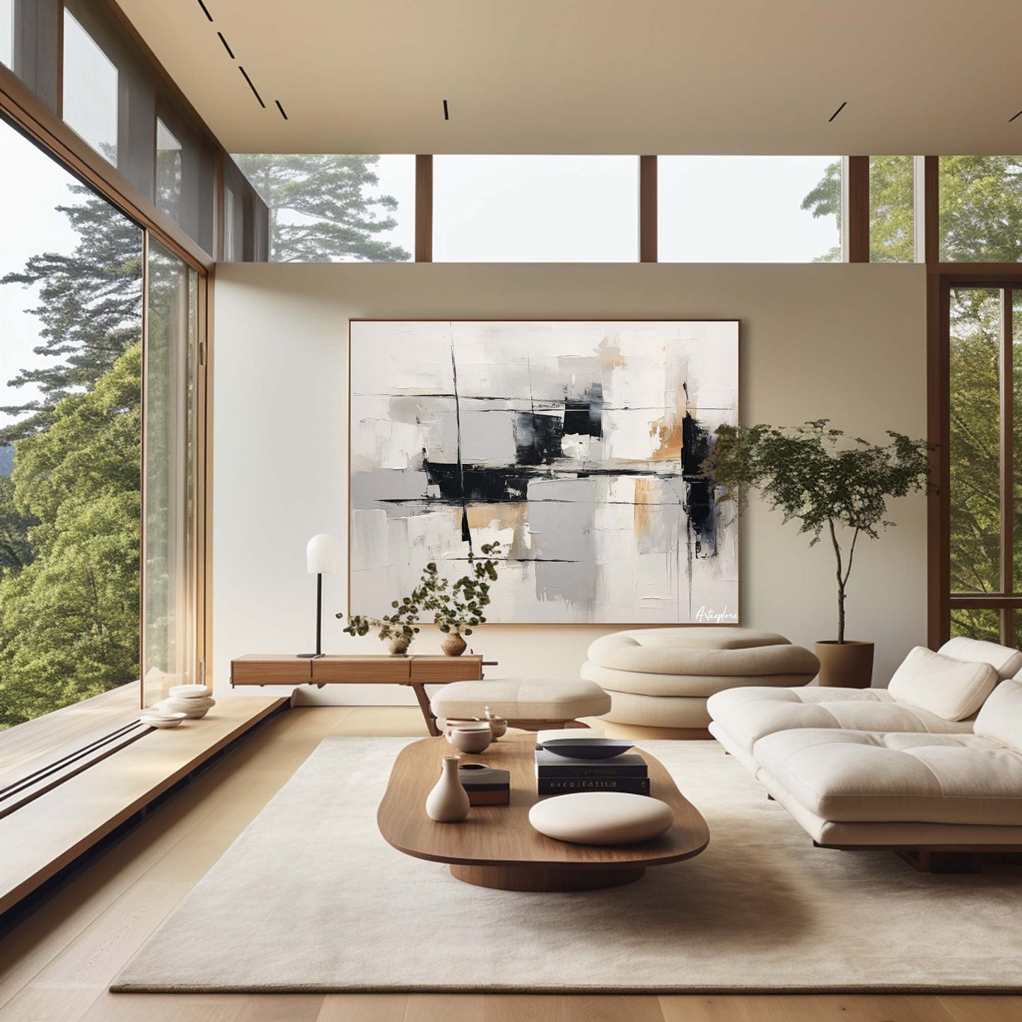 Modern Abstract Painting #ABAH141