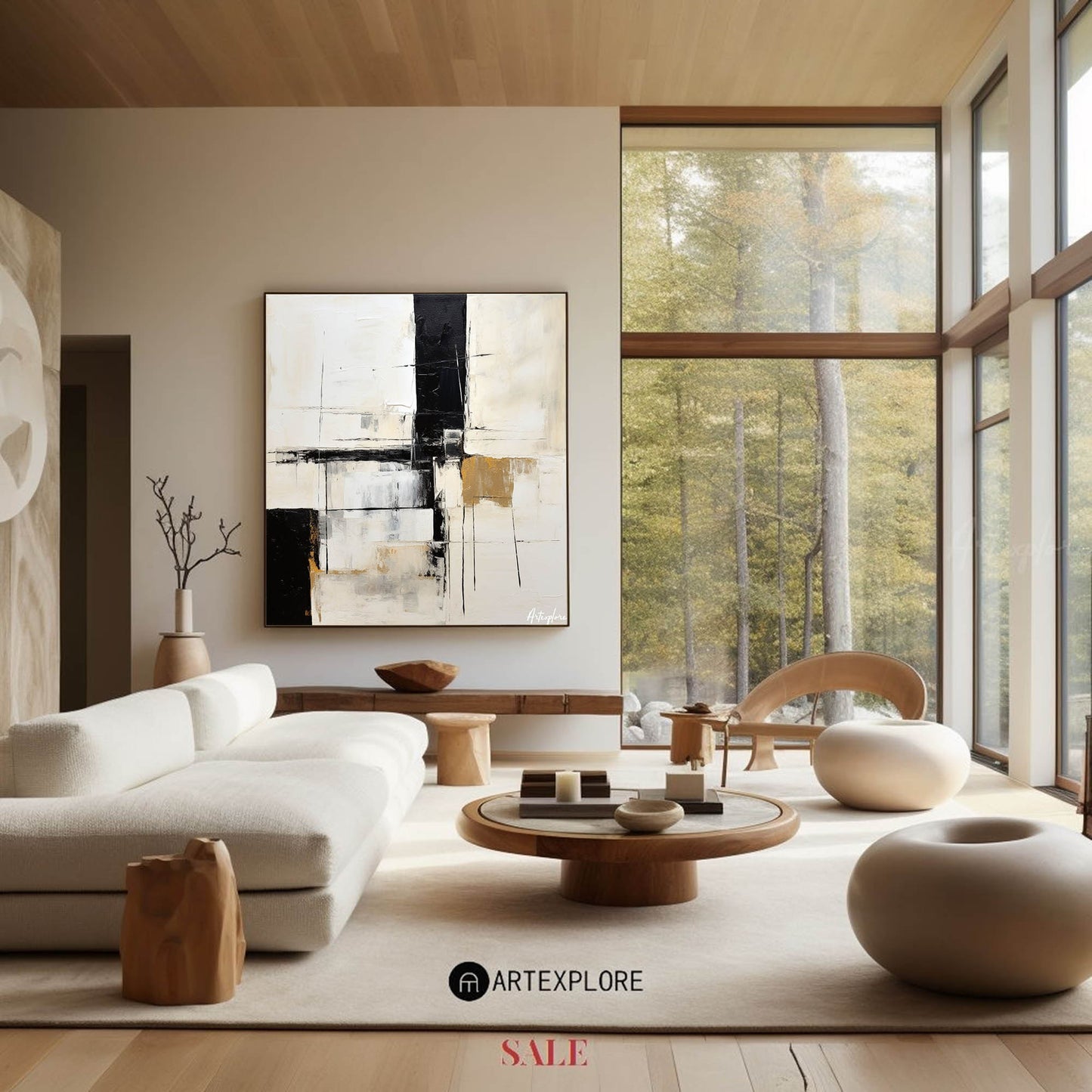 Modern Abstract Painting #ABAS143