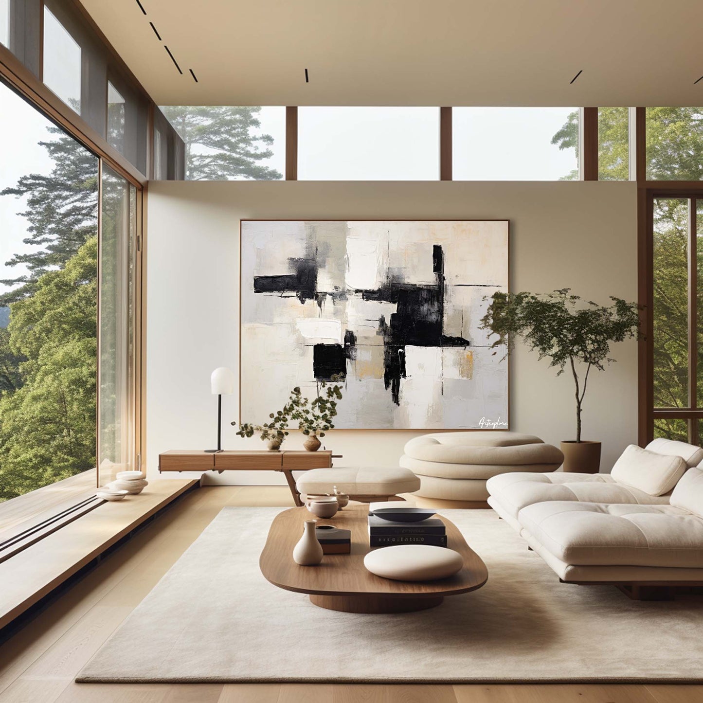 Modern Abstract Painting #ABAH138