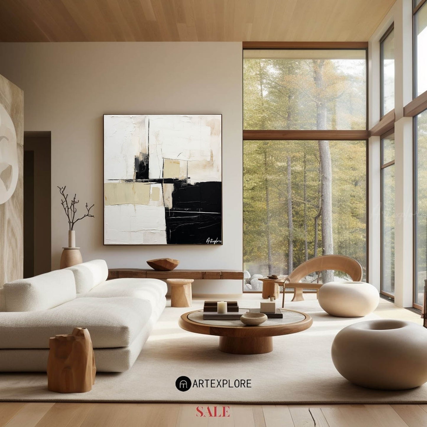 Modern Abstract Painting #ABAS145