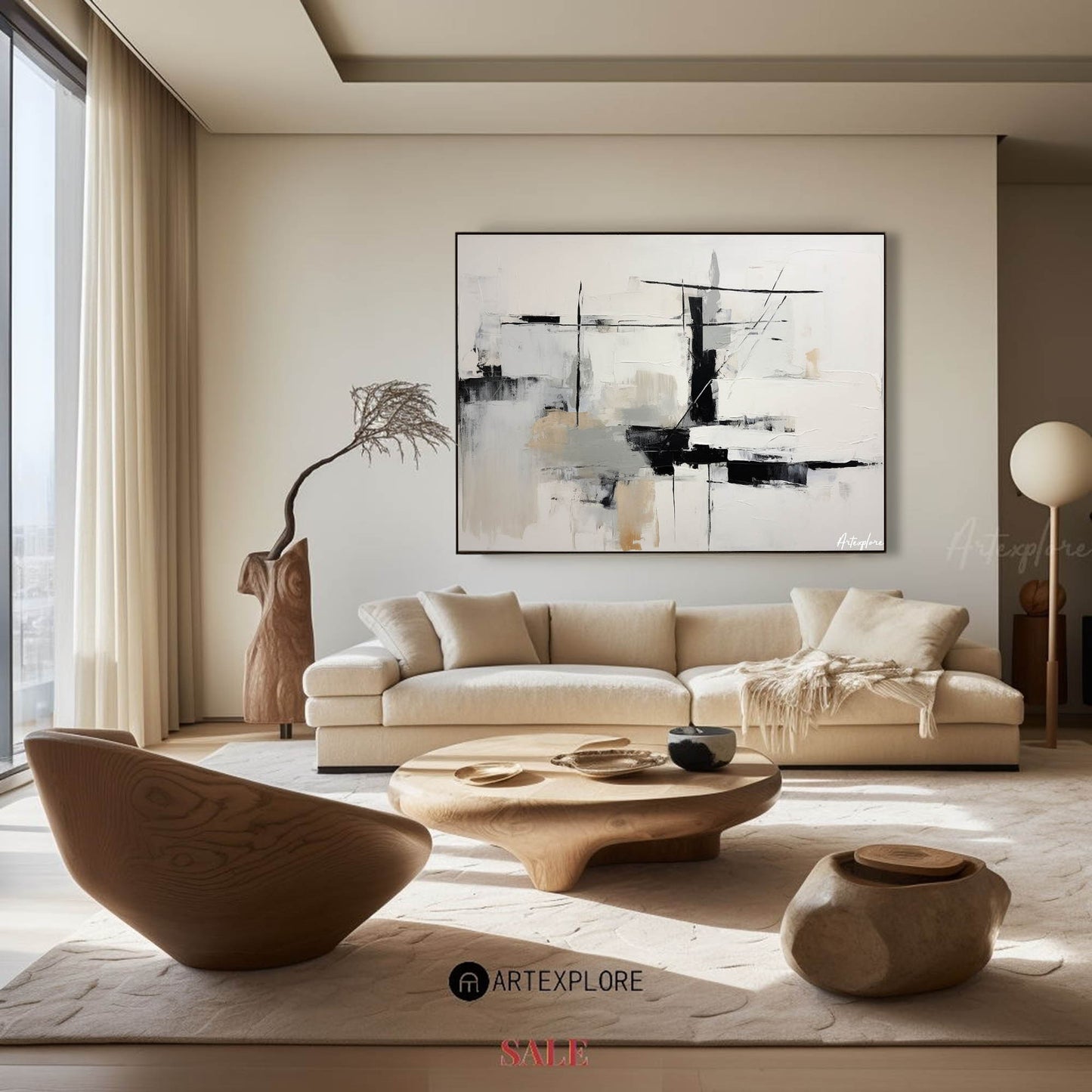 Modern Abstract Painting #ABAH140