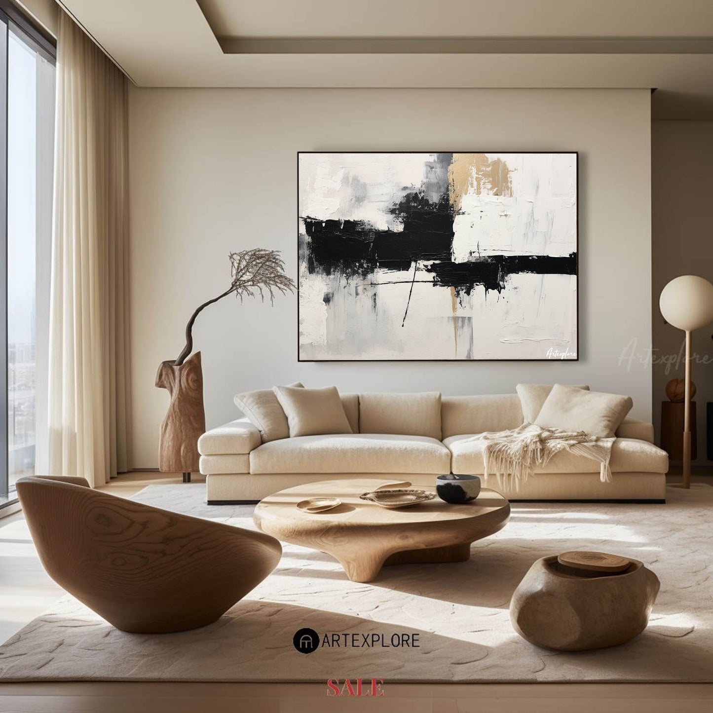 Modern Abstract Painting #ABAH137