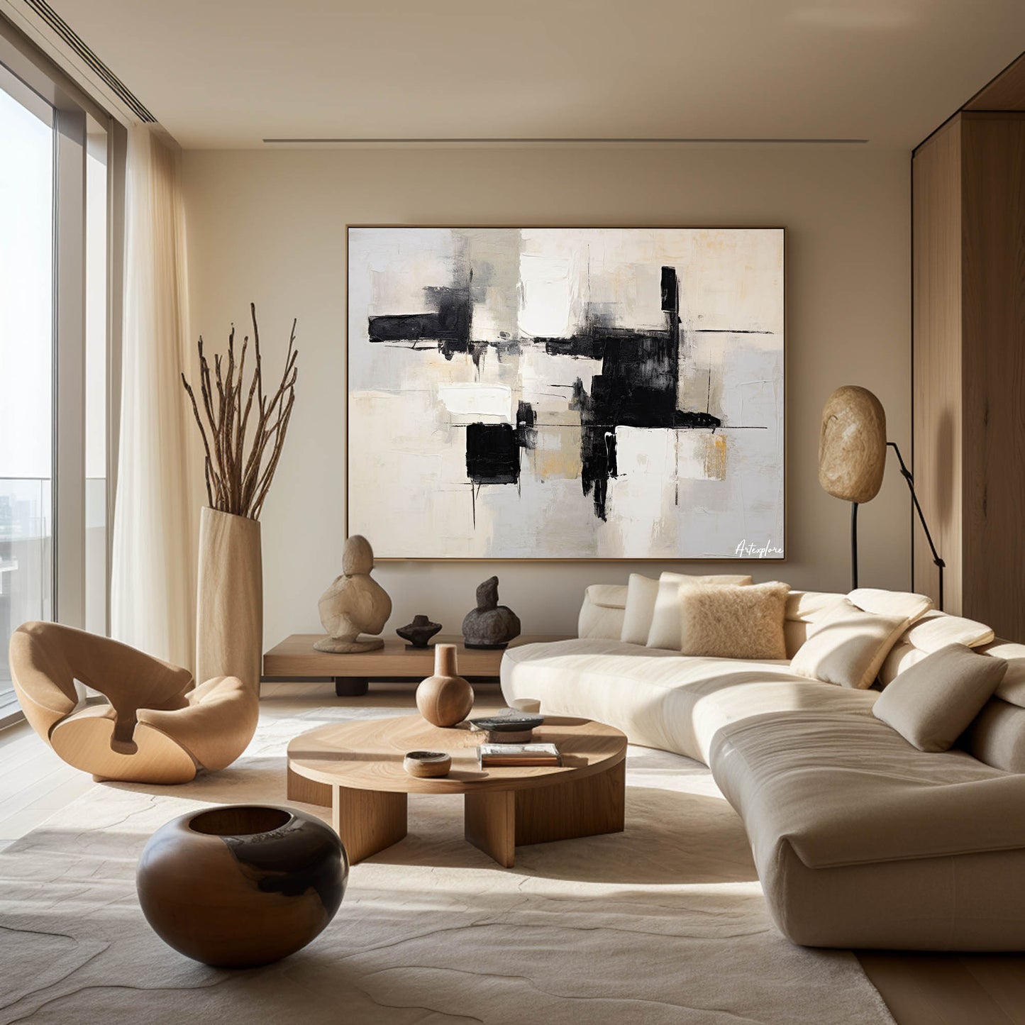 Modern Abstract Painting #ABAH138