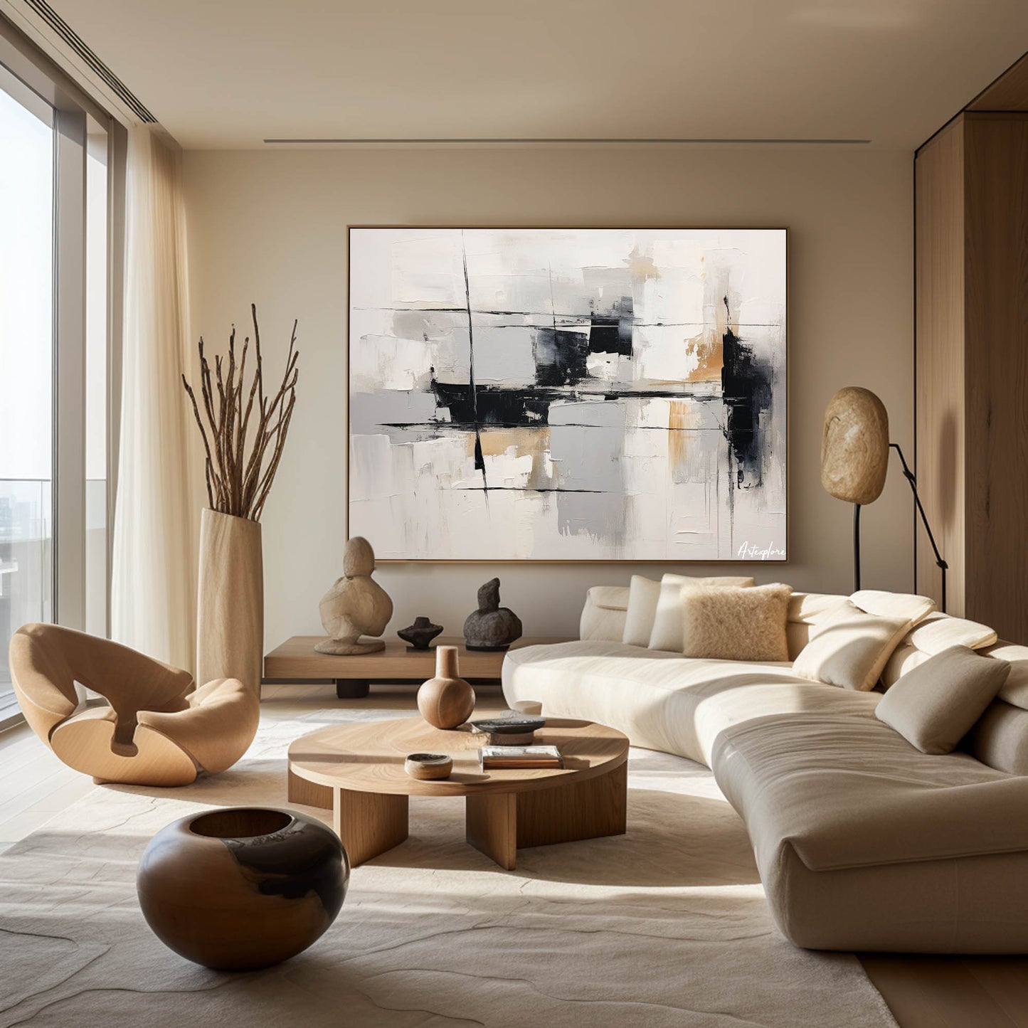 Modern Abstract Painting #ABAH141